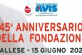 45° Anniversario di fondazione
